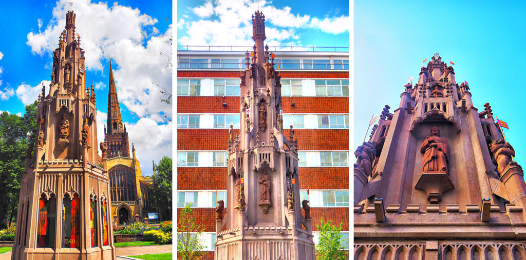 Photo of the Coventry Cross at Broadgate at Coventry City.