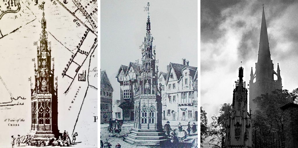 The Coventry Cross and it's past locations around Coventry.